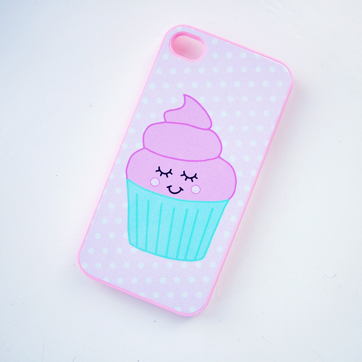 Cupcake Cute Plastic Case For Iphone 4/4s on Luulla